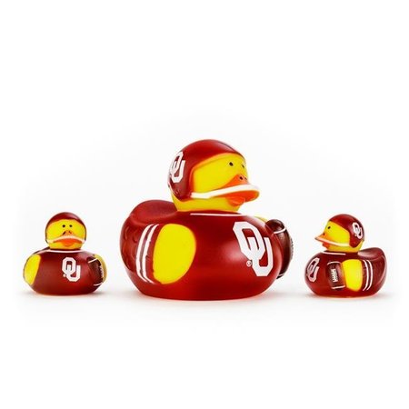 BSI PRODUCTS BSI Products 48319 Oklahoma Sooners All Star Ducks - Pack of 3 48319